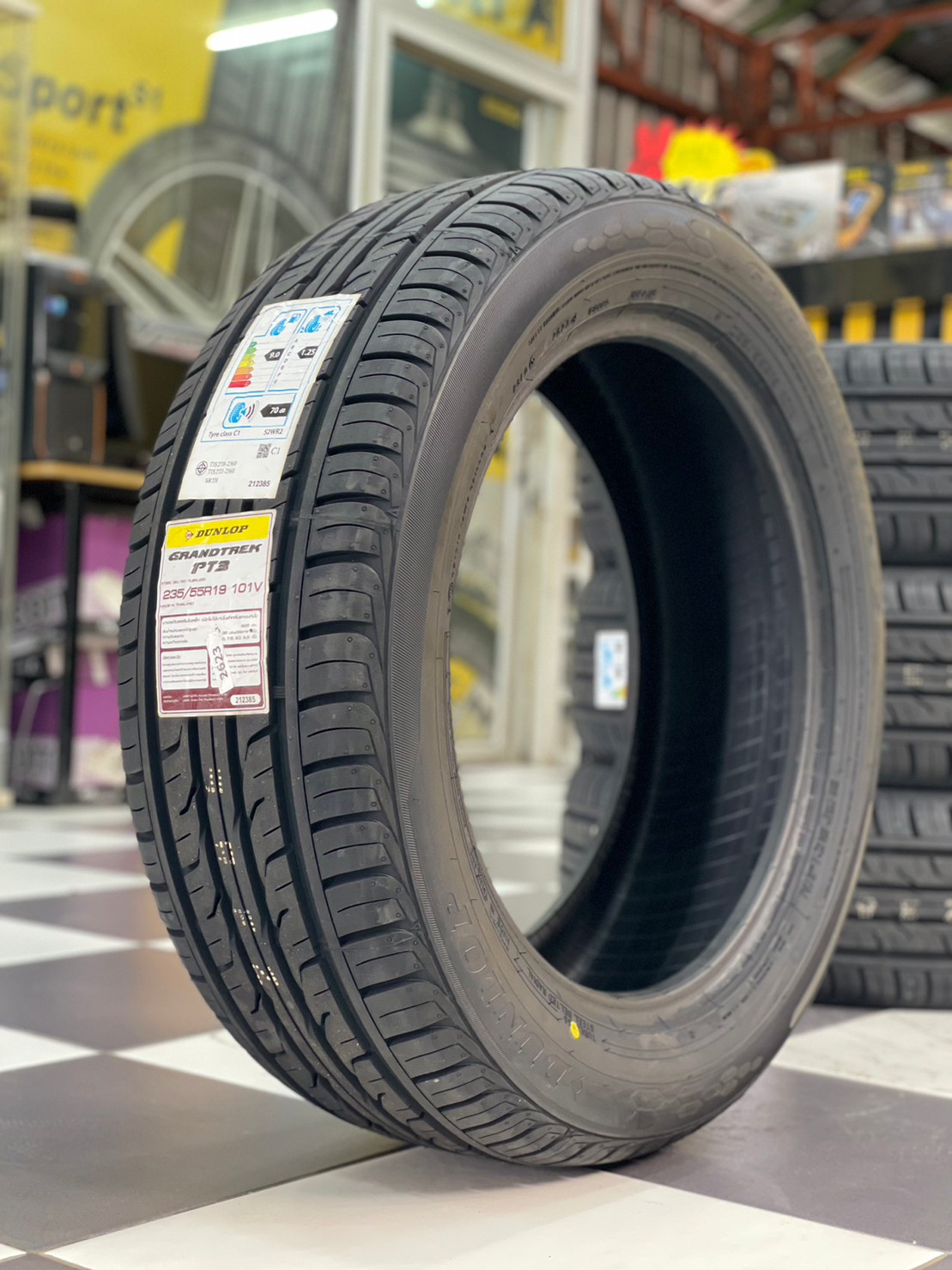 DUNLOP GRANDTREK PT3 235/55R19 ยางใหม่ปี2023