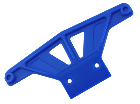 RPM-81165 Wide Front Bumper for Traxxas Rustler, Stampede 2wd, Nitro Sport & Bandit – Blue