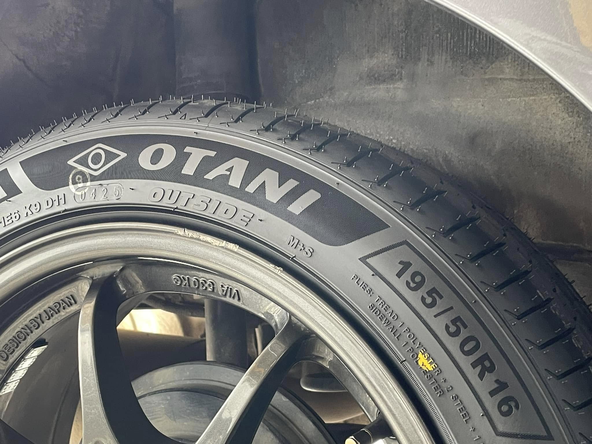 🚘 #HONDA_CITY🛞 เปลี่ยนยาง #OTANI #EK3000 195/50R16 #บริการตั้งศูนย์ล้อ🛞