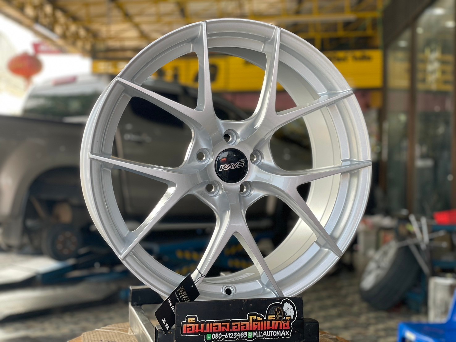 #ล้อแม็กซ์ใหม่ขอบ18 #5รู100 #ล้อแม็กซ์18 #KAYS 18x8.5 ET35 5x100 สีซิลเวอร์