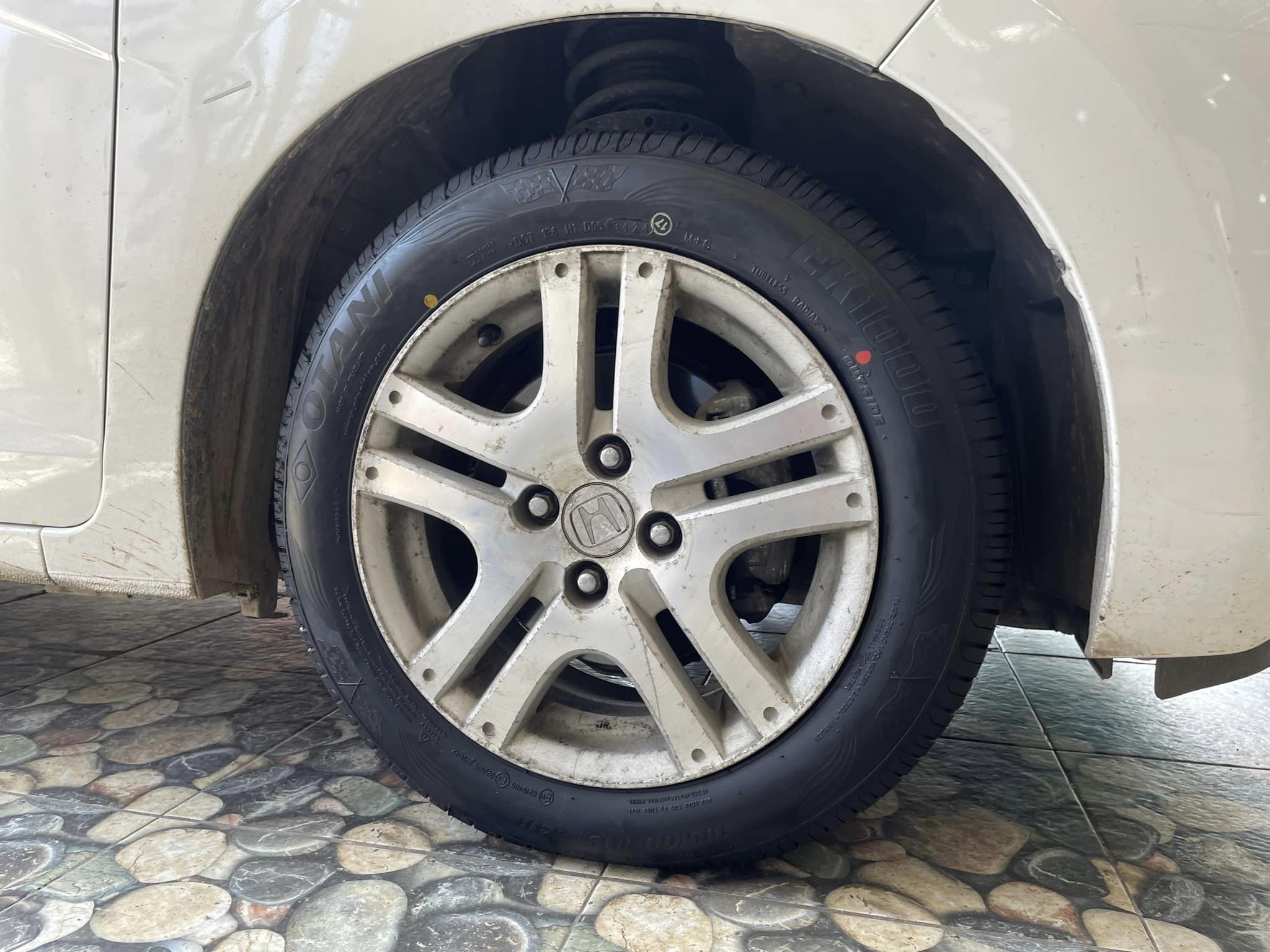 🚘 #HONDA_JAZZเปลี่ยนยาง #OTANI #EK1000 185/60R15