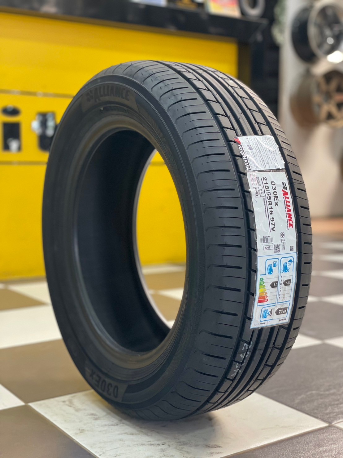 #ยางใหม่ 215/55R16 ALLIANCE 030Ex AL30 BY YOKOHAMA ยางใหม่ปี2024