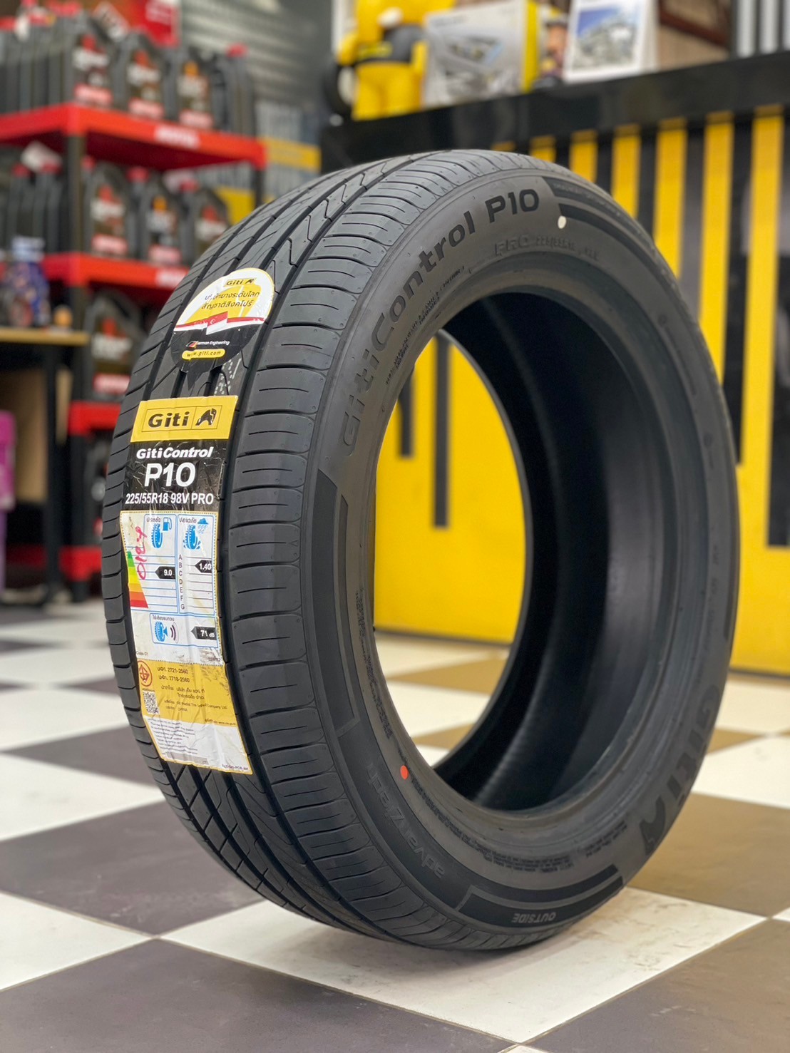 🔥Giti control P10 225/55R18 🔥ยางรถยนต์คุณภาพดี นุ่มเงียบ สมรรถนะสูง ยางใหม่ปี2024 ราคาพิเศษ