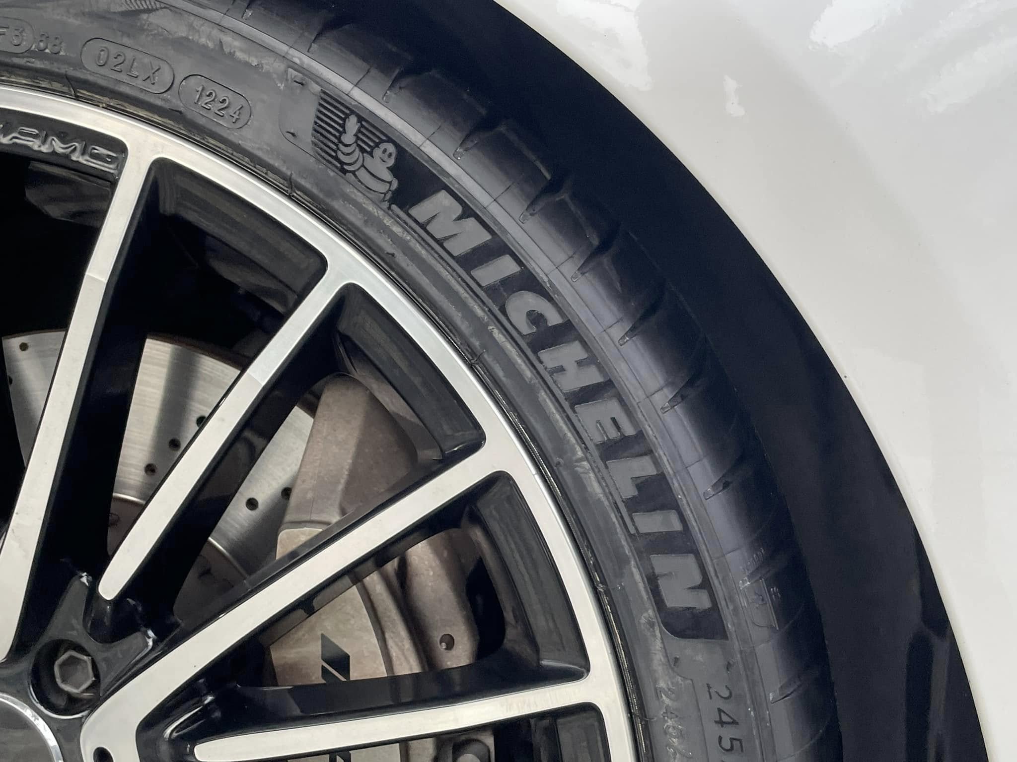 🛞 #Mercedes_#BENZ_CLS53 🚘เปลี่ยนยาง 🛞🐘#MICHELIN #PILOT SPORT4S 245/35R20