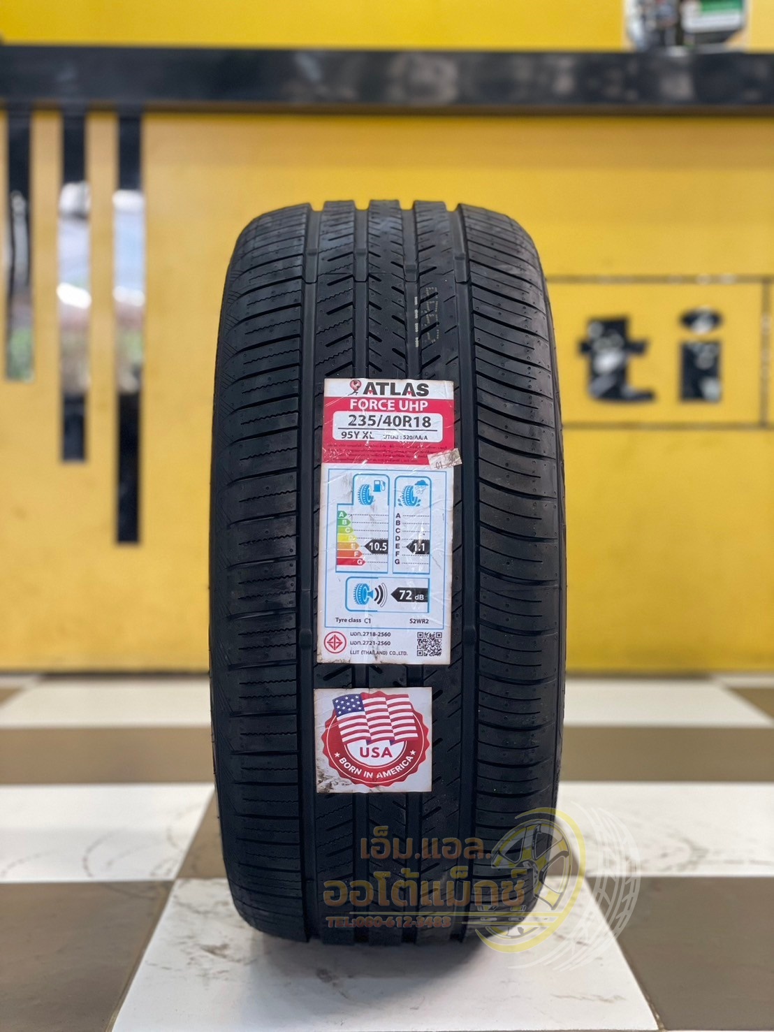 ยางใหม่ ATLAS UHP 235/40R18 ยางใหม่ปี2024