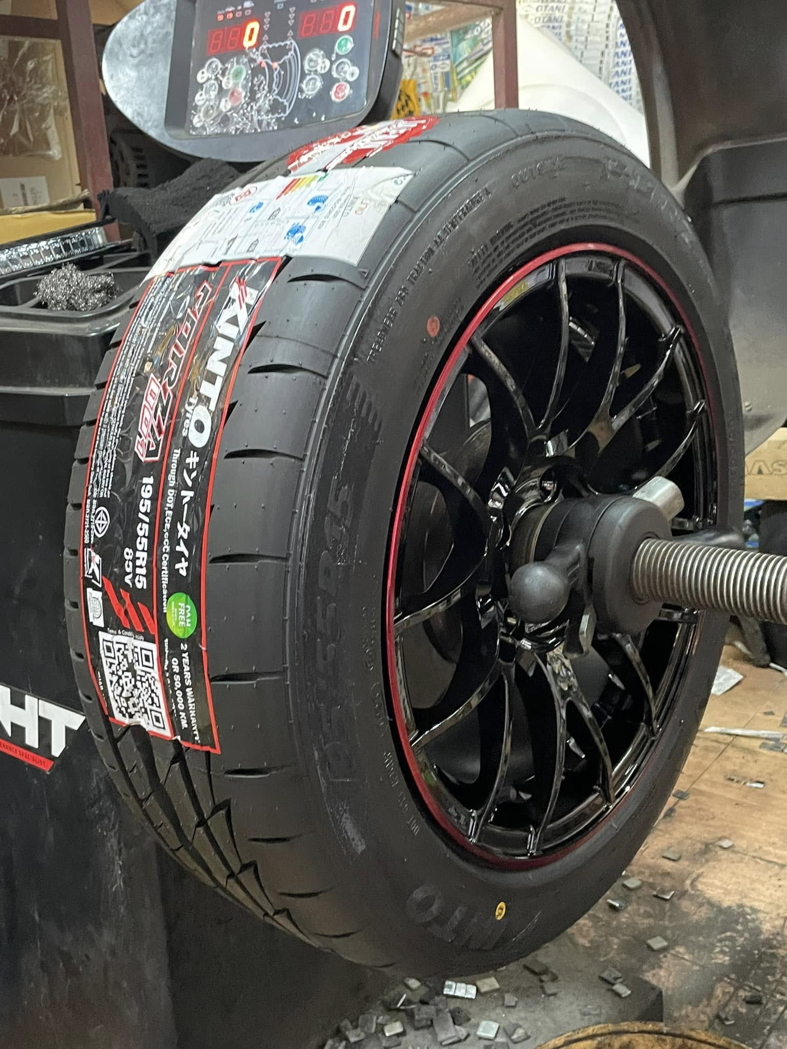 #TOYOTA_VIOS🚘❤️💫 🛞🐘#KINTO #FORZA001 195/55R15 ❤️ 🛞 #V_RACING_HR220 15X7 ET35 4X100