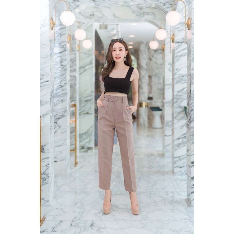 กางเกงขายาว กระบอกเล็ก รุ่นหูเข็มขัดผ้าไอด้า S-XXXL