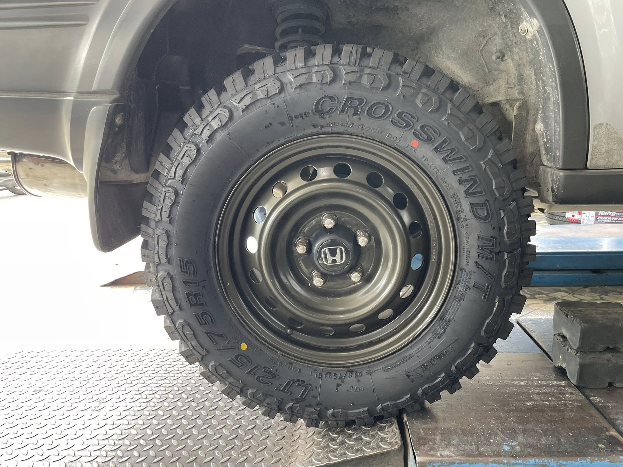 #HONDA_CRV 🚘เปลี่ยนยาง 🛞🐘#LINGLONG_MT_215/75R15 ❤️ 🛞 #ยางMTยางสายลุยคุณภาพดี