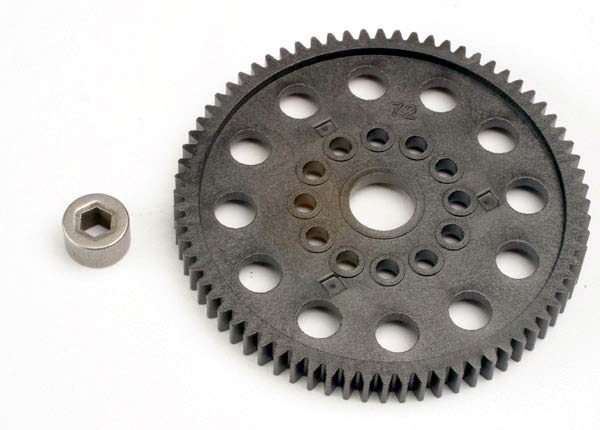 4472 Spur gear (72-Tooth) (32-pitch) w/bushing
