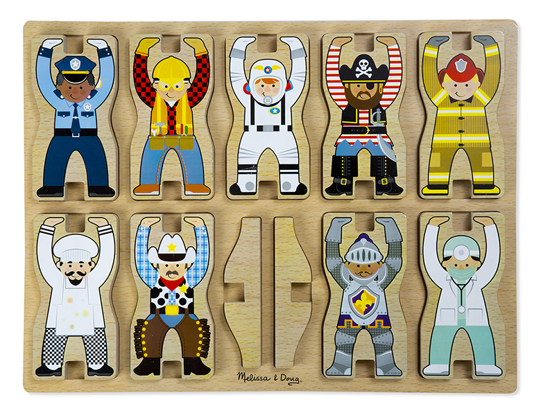 9025 Stacking Chunky Puzzle - Occupations