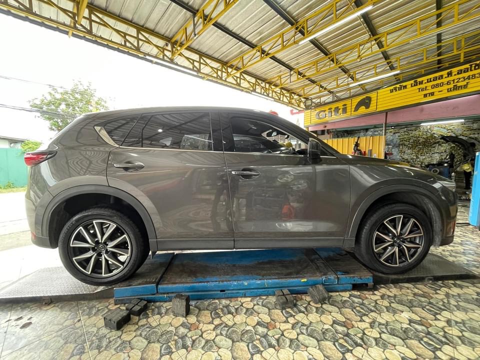 #MAZDA_CX5 🚘เปลี่ยนยาง 🛞🐘#GOODRIDE_SU320_225/55R19