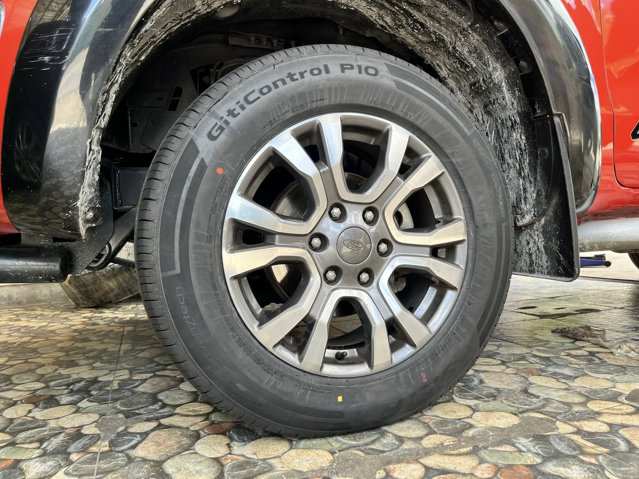 FORD_RANGER🚘เปลี่ยนยาง 🛞🐘#GITI_ControlP10_265/60R18