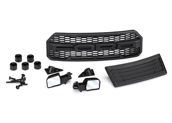 5828 Body accessories kit, 2017 Ford Raptor® (includes grill, hood insert, side mirrors, & mounting hardware)
