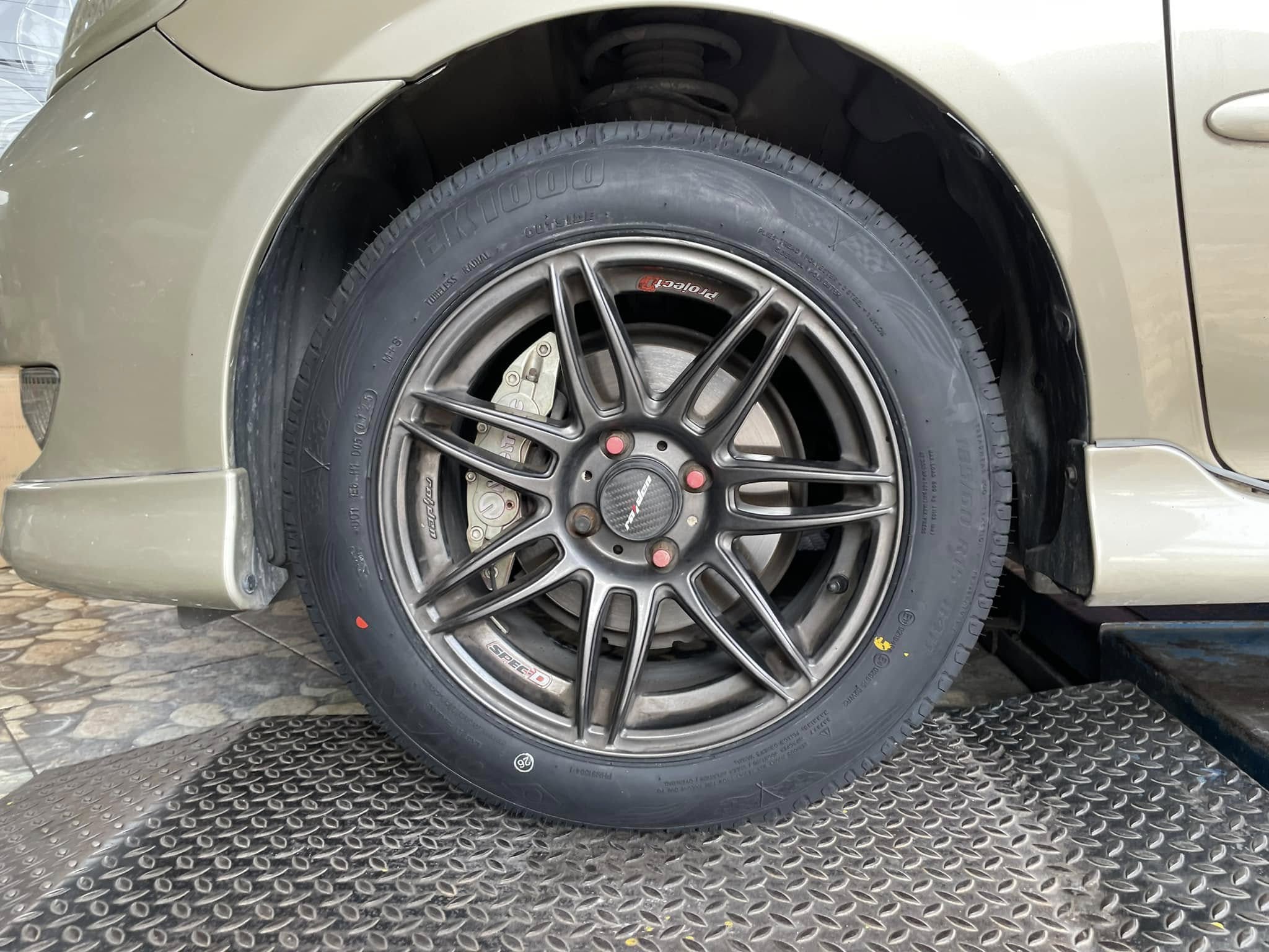🚘 #TOYOTA_VIOS🛞เปลี่ยนยาง #OTANI #EK1000 185/60R15