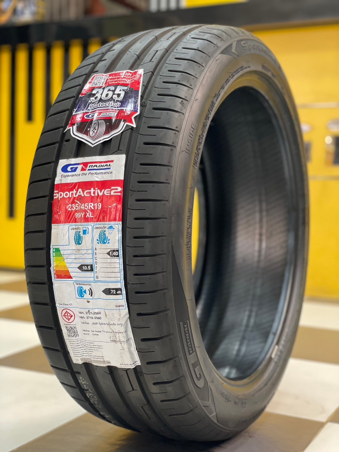 GT RADIAL SPORT Active2 235/45R19 ยางใหม่ปี2023