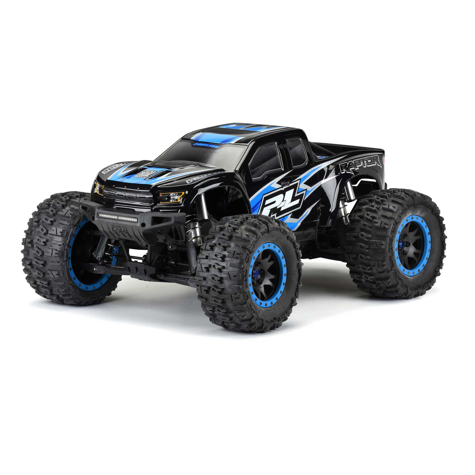 PRO348218 1/5 Pre-Cut 2017 Ford F-150 Raptor Tough-Color Black Body: X-MAXX