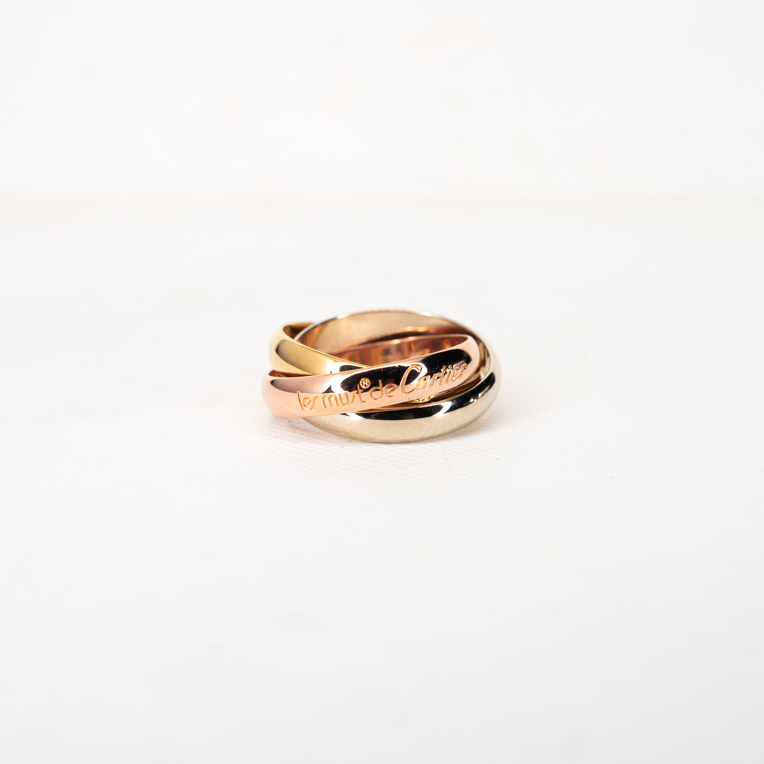 แหวน Cartier Trinity ทองคำ3สี18K ไซส์ 47# (Used)