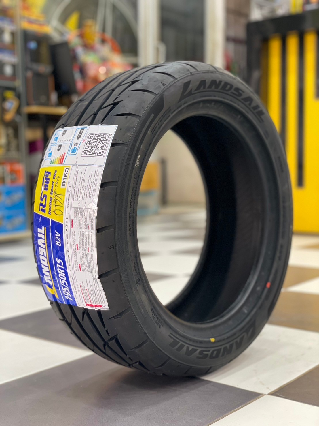 ยางลายซิ่ง 🔥🔥🔥#Landsail #RS009 195/50R15👍 ยางMade in Thailand 🔥🔥ยางสปอร์ต นุ่ม หนึบ ยางใหม่ปี2024