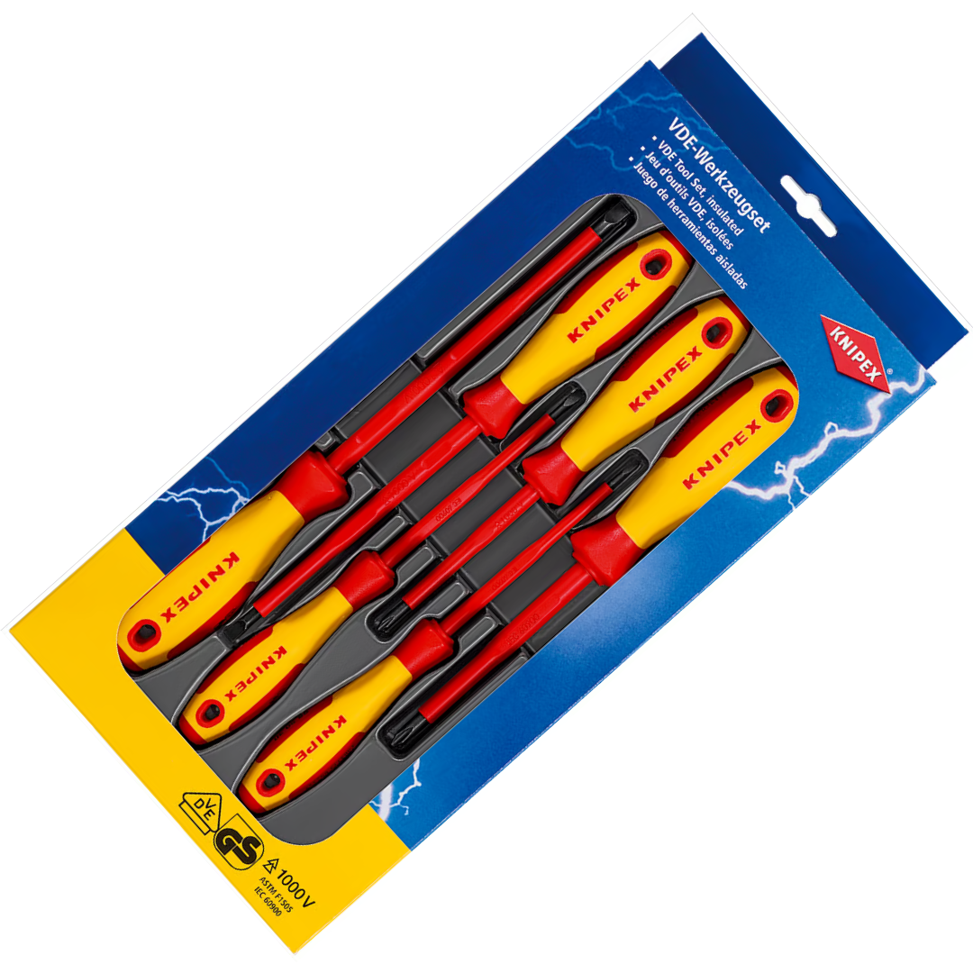 ชุดรวมไขควง กันไฟ 1000V Screwdriver Set No.00 20 12 V01 KNIPEX