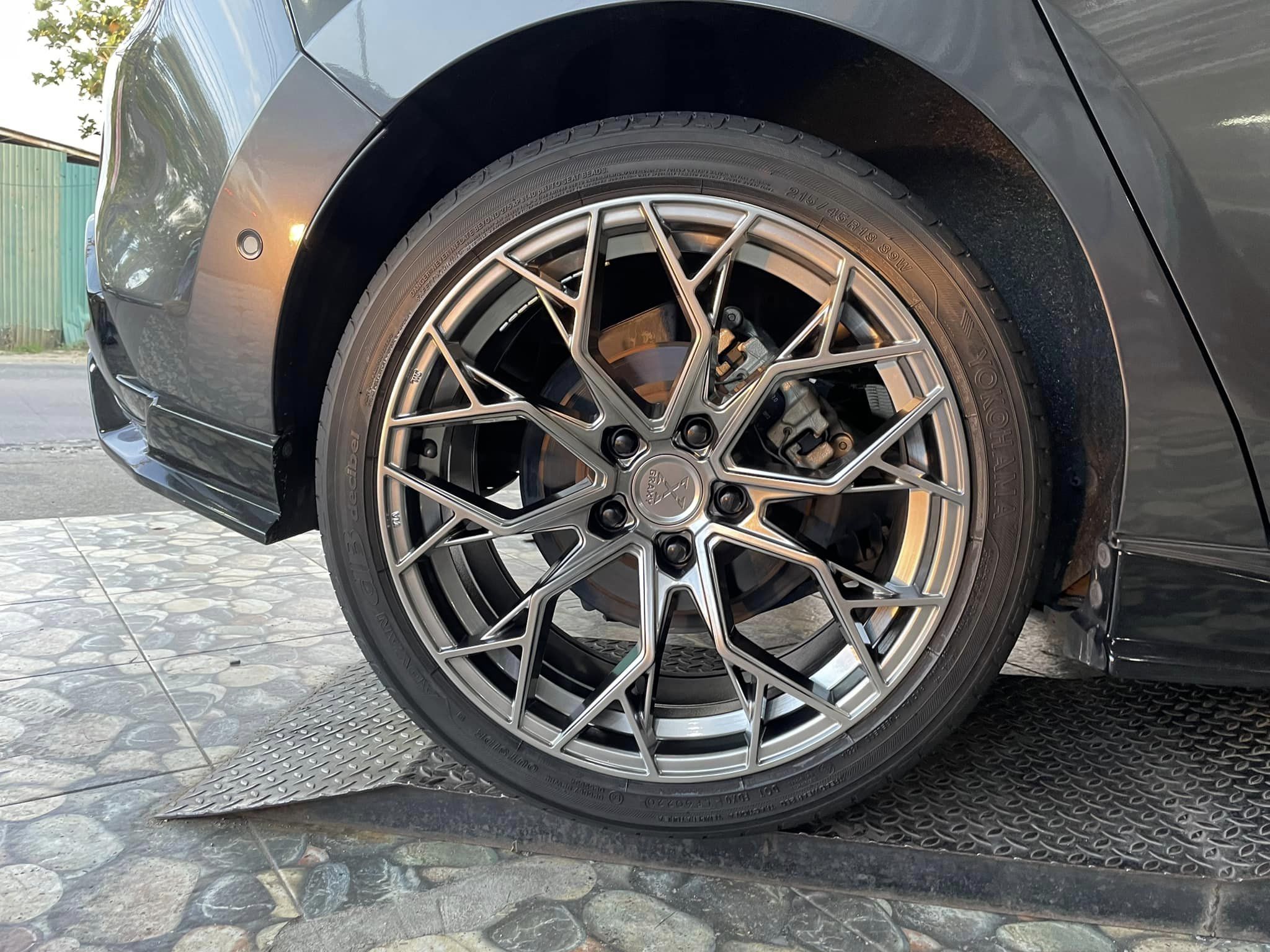 #Mazda3 🛞GRAXY X-06+ ล้อ Forged ใหม่! ลายยอดฮิต 18x8.5 ET35 5x114.3 สีเทากัน Rotary Forged แท้ มาตรฐานญี่ปุ่น แกร่ง น้ำหนักเบา