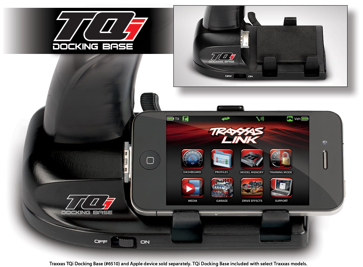 6510 Docking base, TQi 2.4 GHz transmitter (iPod/iPhone)