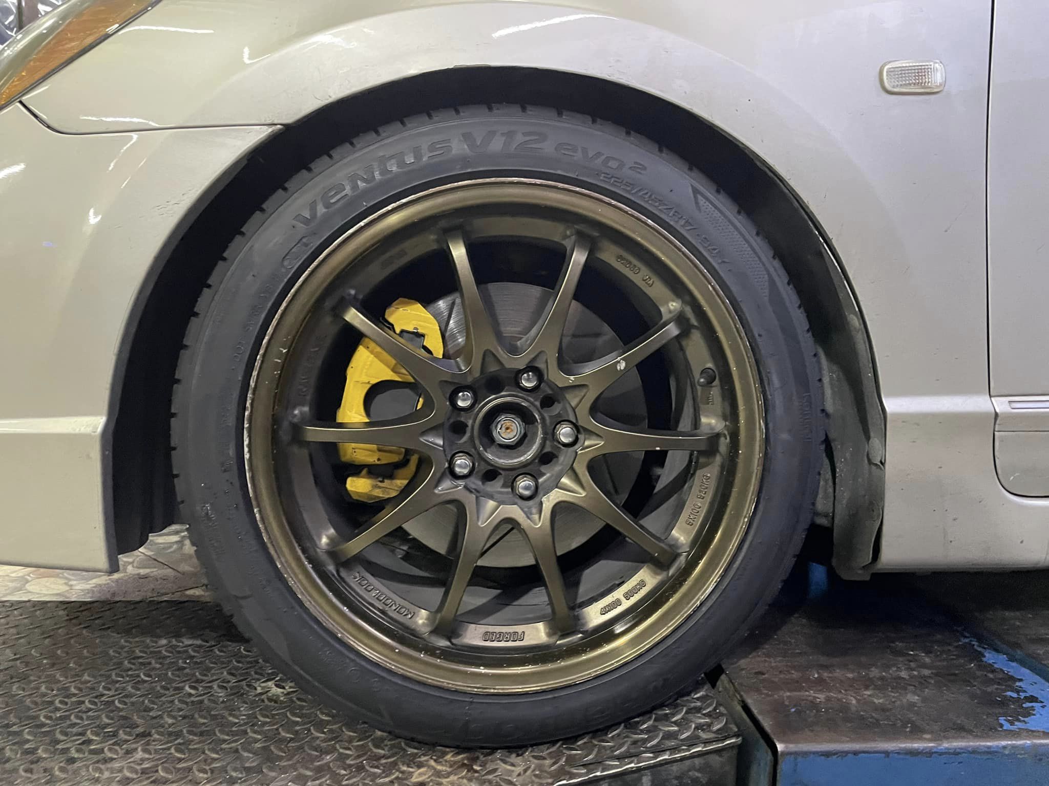#HONDA_CIVIC เปลี่ยนยาง #HANKOOK_V12_225/45R17