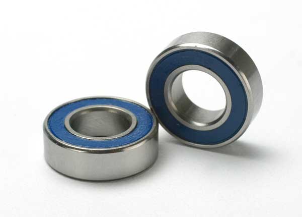 5118 Ball bearings, blue rubber sealed (8x16x5mm) (2)