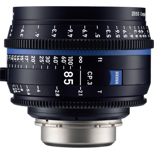 เลนส์ ZEISS CP.3 85mm T2.1 Compact Prime Lens (PL Mount, Feet)