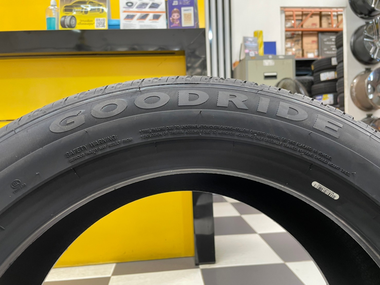 ยางใหม่ยางไทย สปอร์ตนุ่มหนึบ GOODRIDE AS2 235/50R18 เทรดเวย์280 ยางใหม่ปี2022