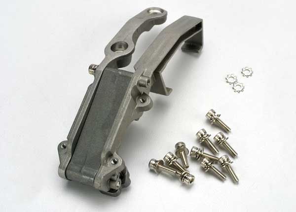 5360 Engine mount (complete assembly)/ 3x28mm CS with washers (2)/ 3x10 CS with washers (10)