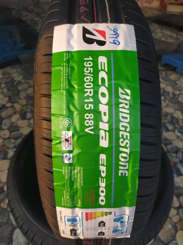 Bridgestone EP300 195-60R15 ยางใหม่คุณภาพดี พร้อมติดตั้งฟรี