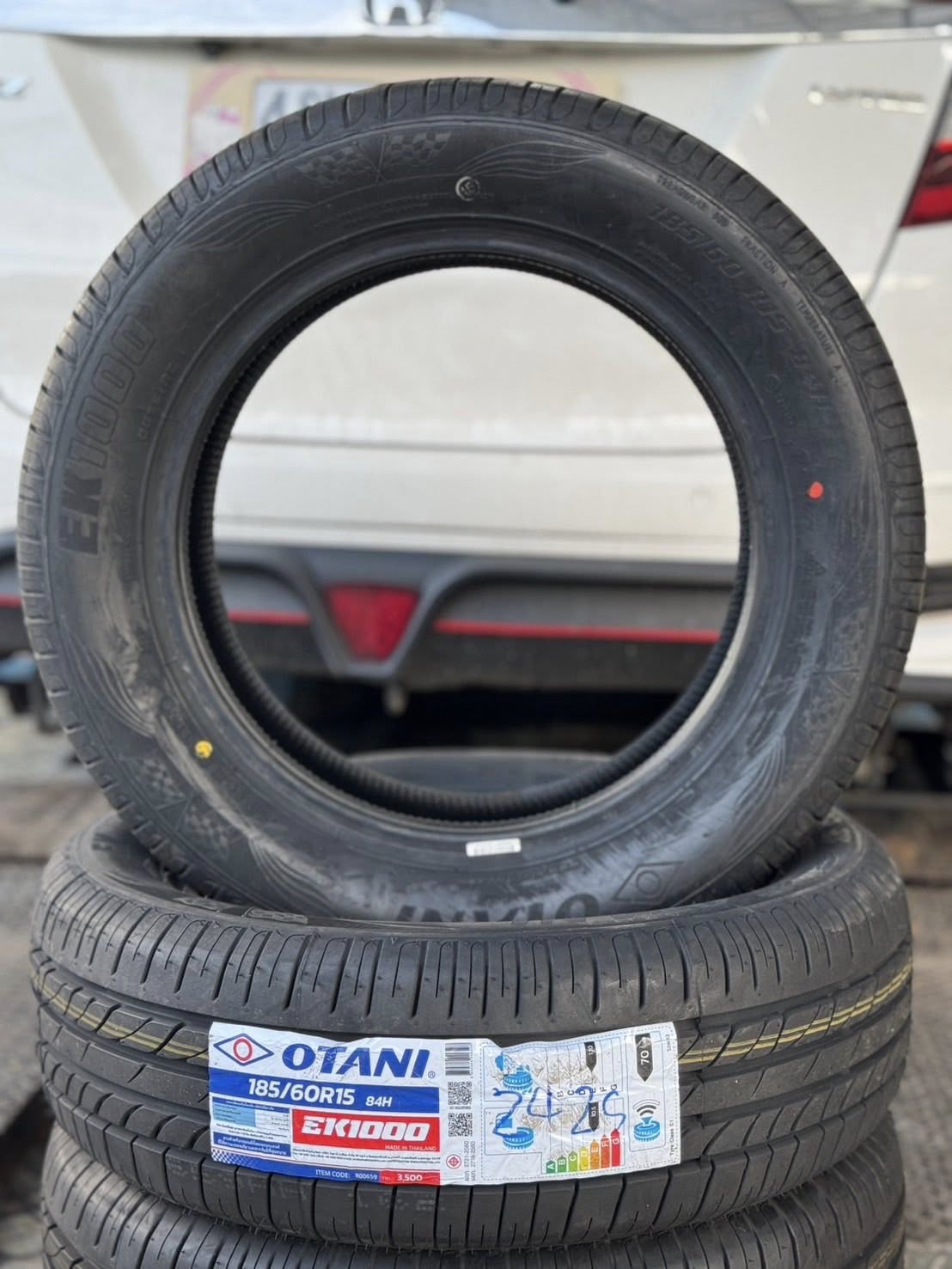 HONDA_JAZZ เปลี่ยนยาง 🛞🐘#OTANI_EK1000_185/60R15
