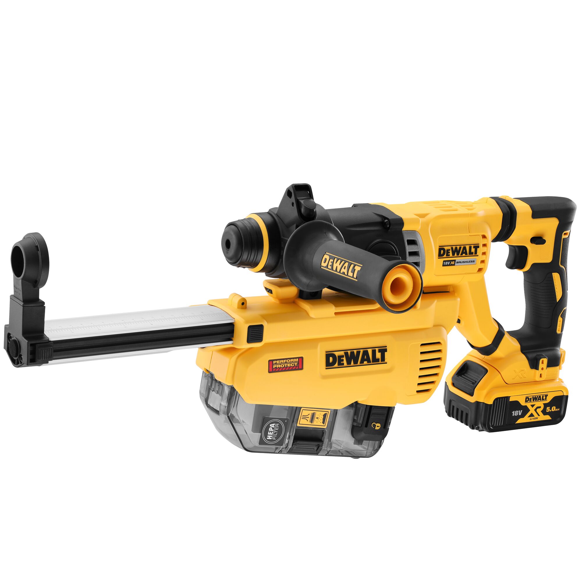 เครื่องดูดฝุ่นสำหรับสว่านโรตารี่ไร้สายรุ่น DCH263 รุ่น DWH205DH-KR DEWALT