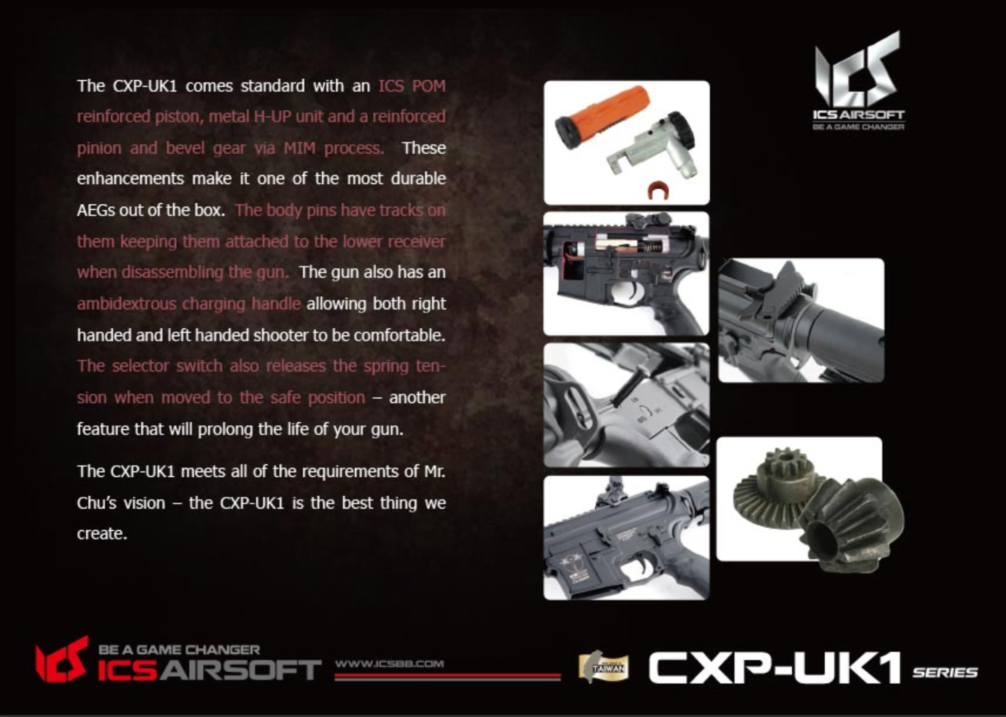 IMT-265-1 CXP-UK1 Rifle MTR Stock-TAN (Rear Wired)