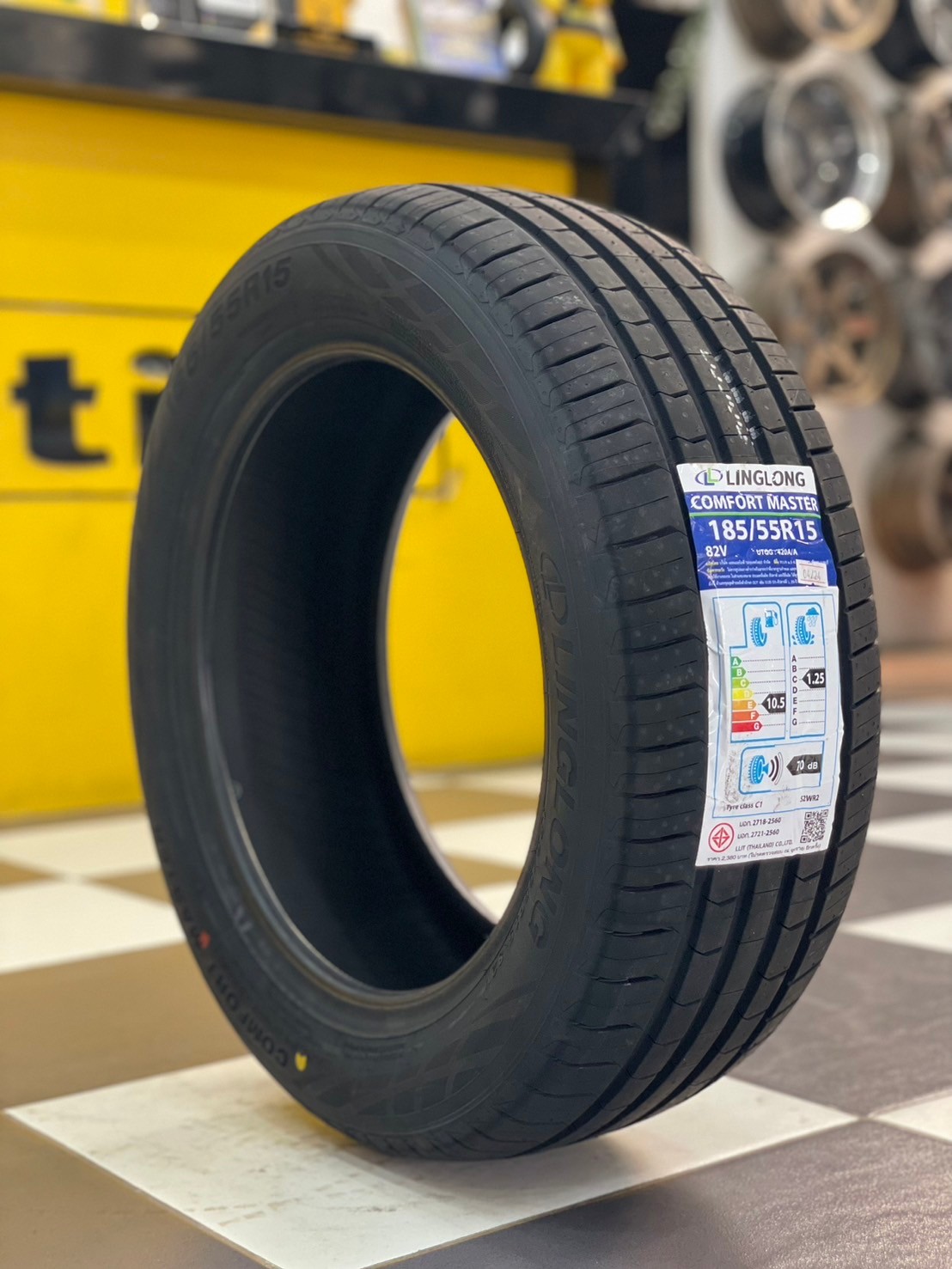 ยางใหม่ ยางไทยหลิงหลง #LINGLONG #Comfort Master 185/55R15 ยางใหม่ปี2024