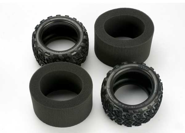 5370 Tires, Talon 3.8" (2)/ foam inserts (2)