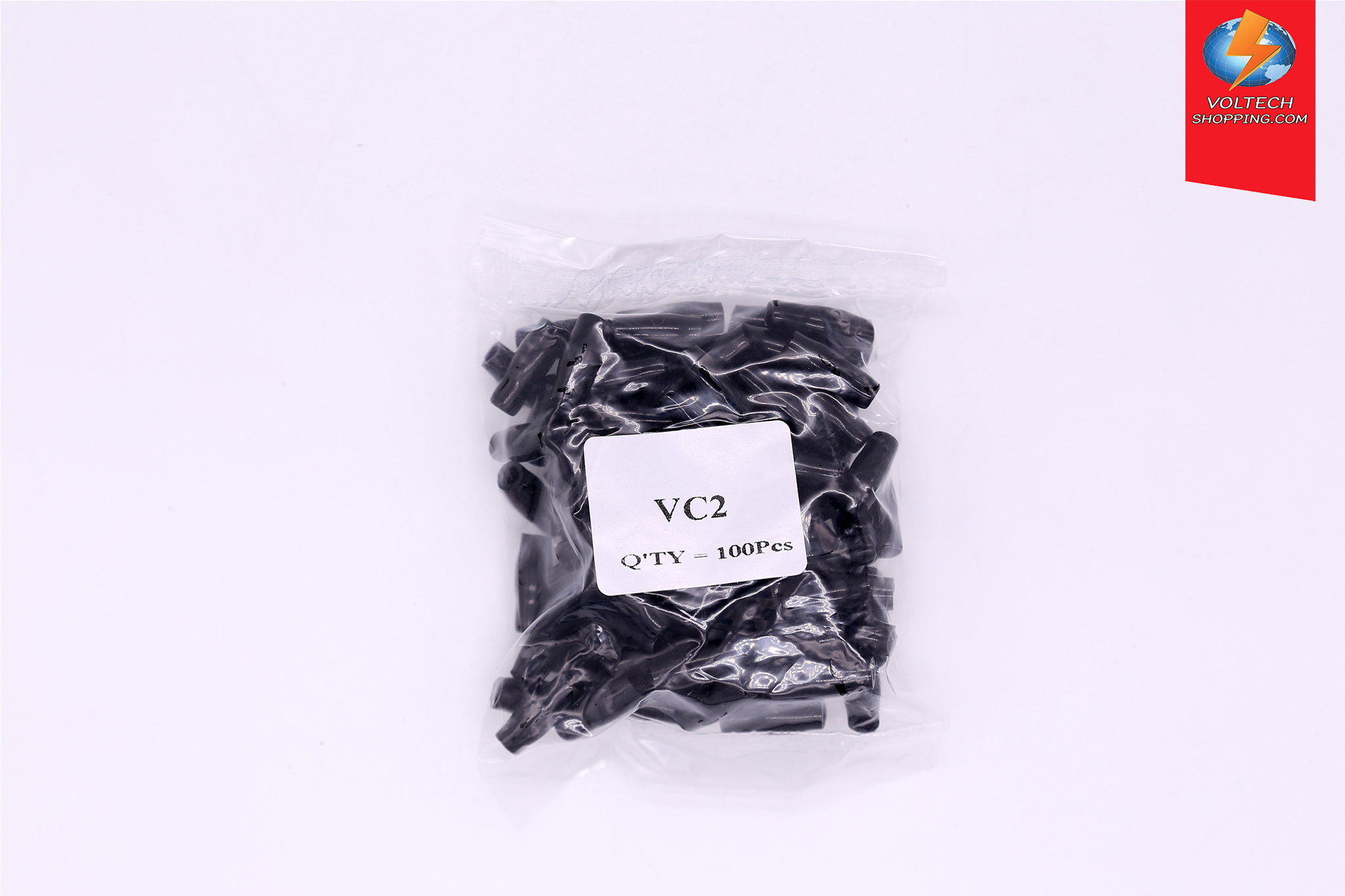 ปลอกหุ้มหางปลาสีดำ VC-002B