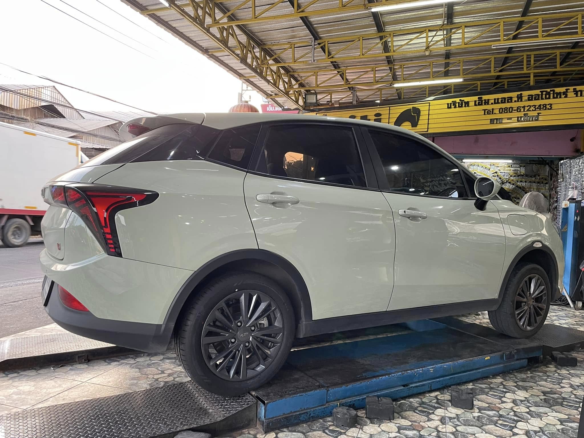 #NETA_V🛞 #GITI_SynergyH2_185/55R16 #บริการตั้งศูนย์ล้อ❤️