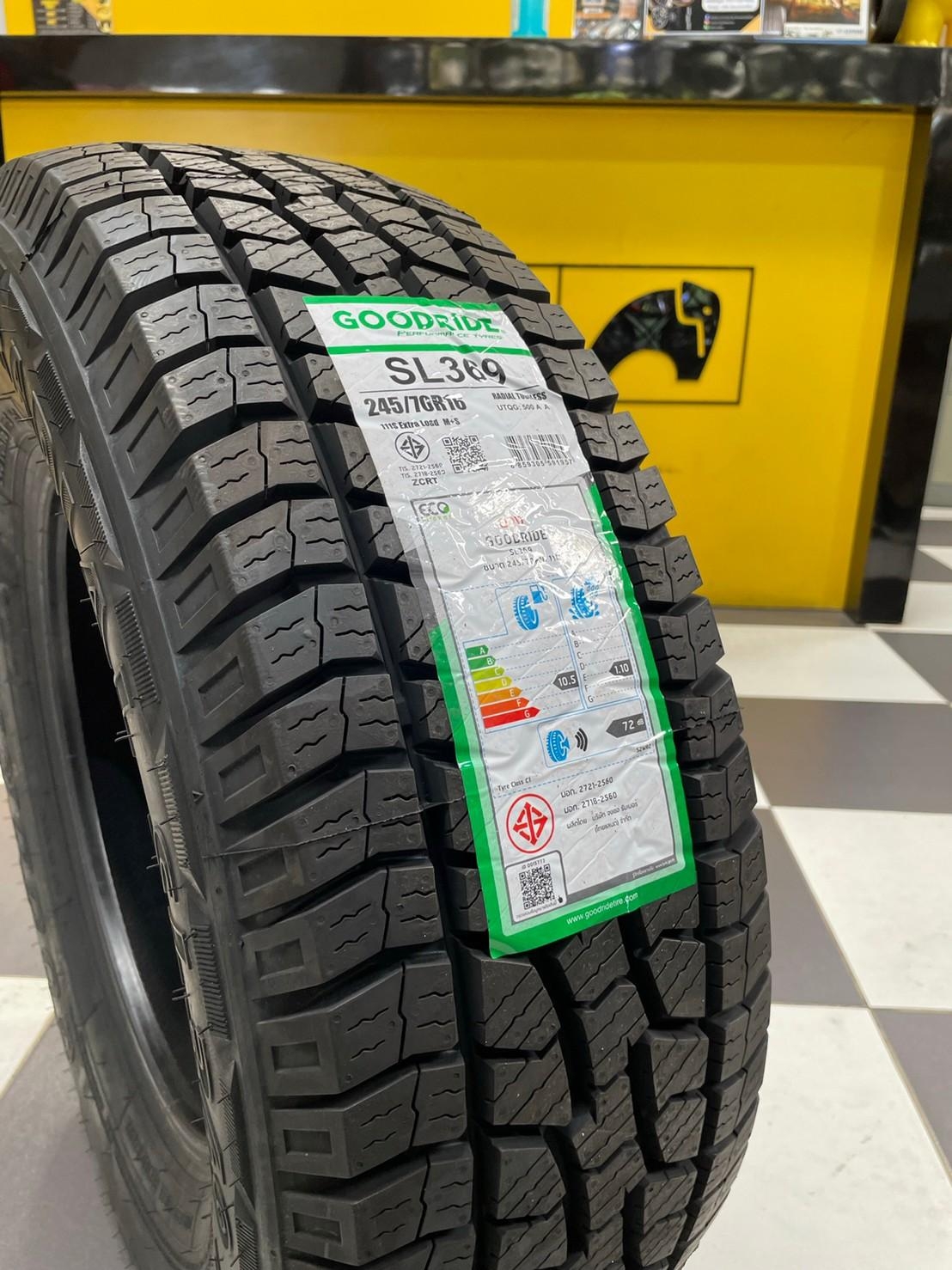 245/70R16 Goodride SL369 ยางAllTerrian ยางตัวหนังสือสีขาว ยางใหม่ปี22