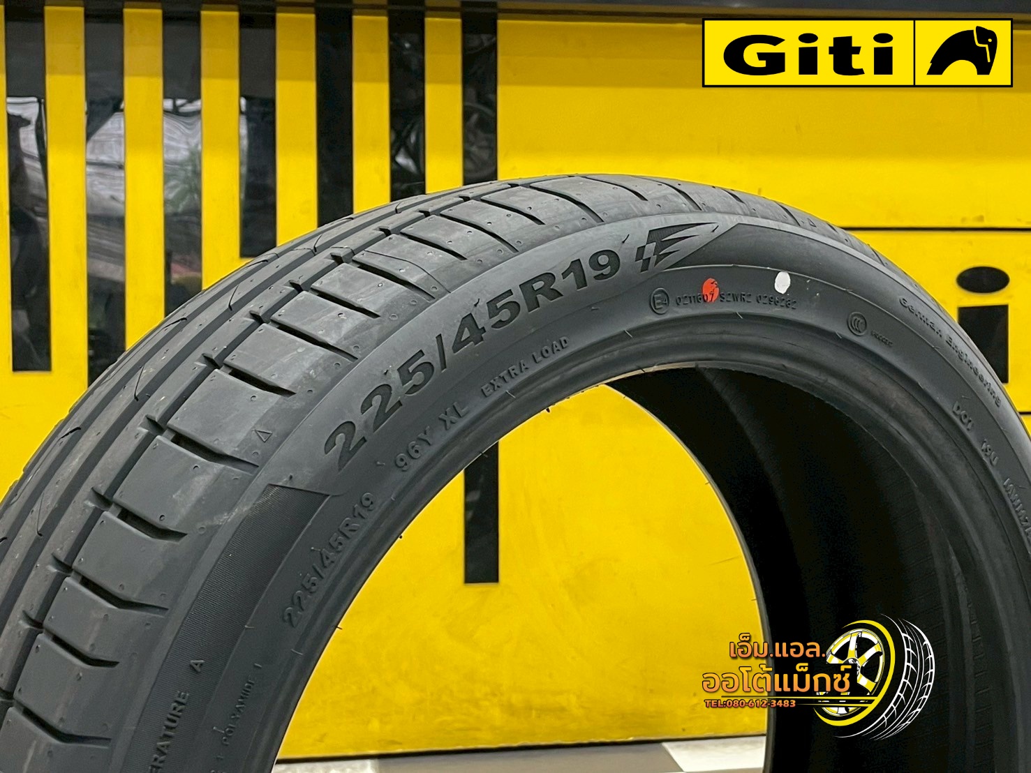 🔥🔥#Giti #SportS2 225/45R19 ยางใหม่ปี2025🔥🔥