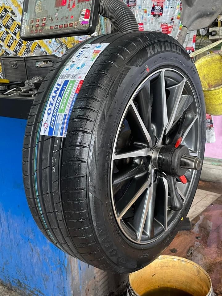 #TOYOTA_CAMRY เปลี่ยนยาง #OTANI #KN1000 215/55R18🔥