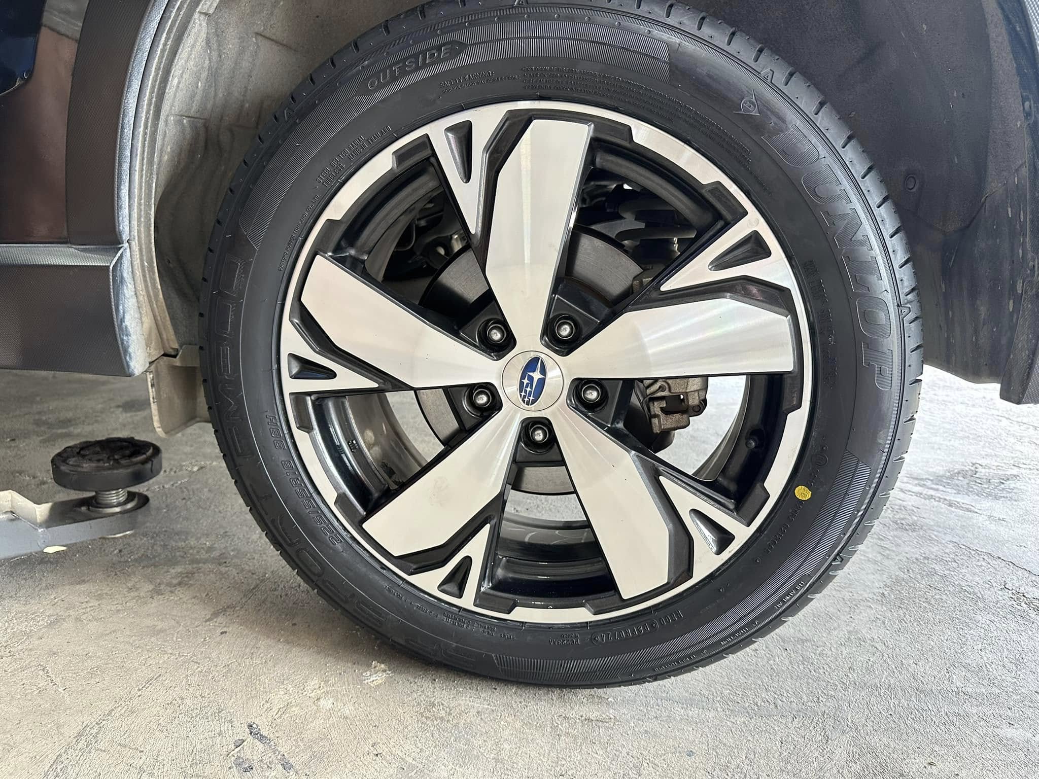 #SUBARU_FORESTER เปลี่ยนยาง ยางใหม่ DUNLOP SP SPORT FM800 225/55R18 ยางใหม่ปี2024 (โปรโมชั่นพิเศษ)