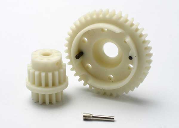 5383 Gear set, 2-speed close ratio (2nd speed gear 40T, 13T-16T input gears, hardware)