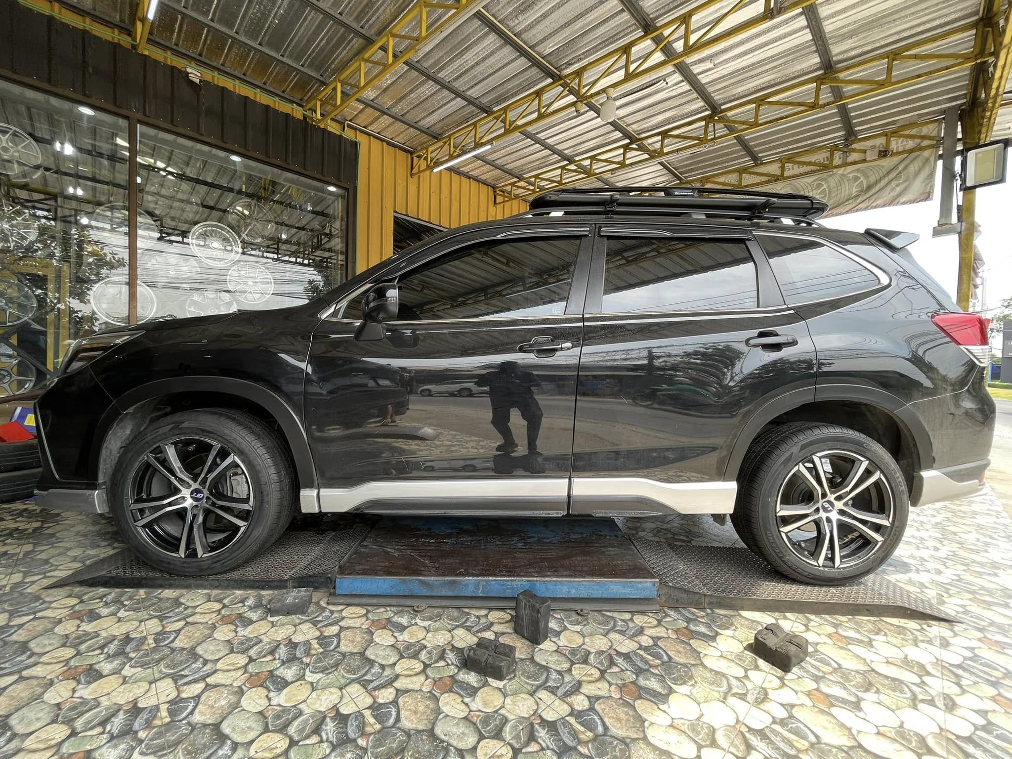 #SUBARU_FIRESTER🛞 #GOODRIDE_SU320_225/55R18 #บริการตั้งศูนย์ล้อ🛞