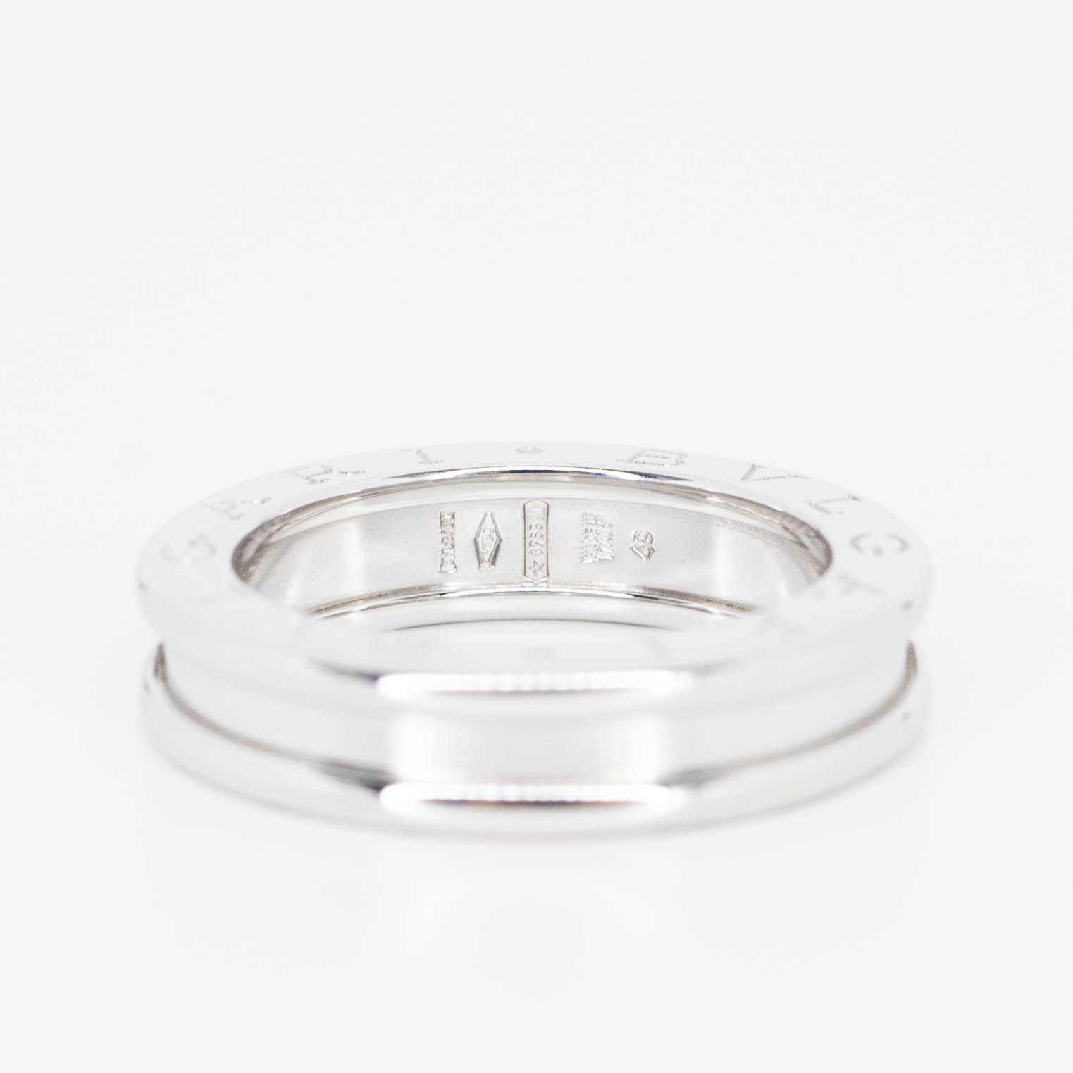 แหวน Bvlgari B.zero1 1band ทองขาว18K ไซส์ 49# (Used)