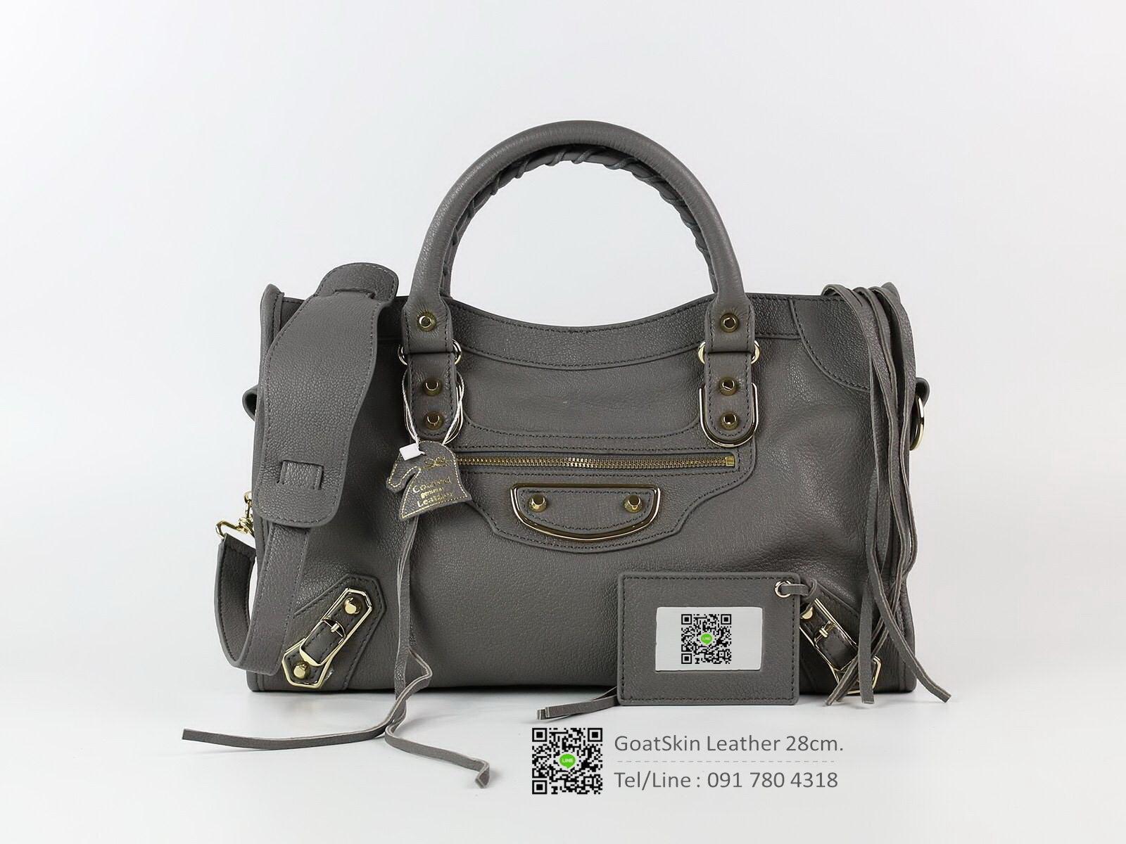 กระเป๋าหนังแพะแท้100% BL balen goatskin 28CM