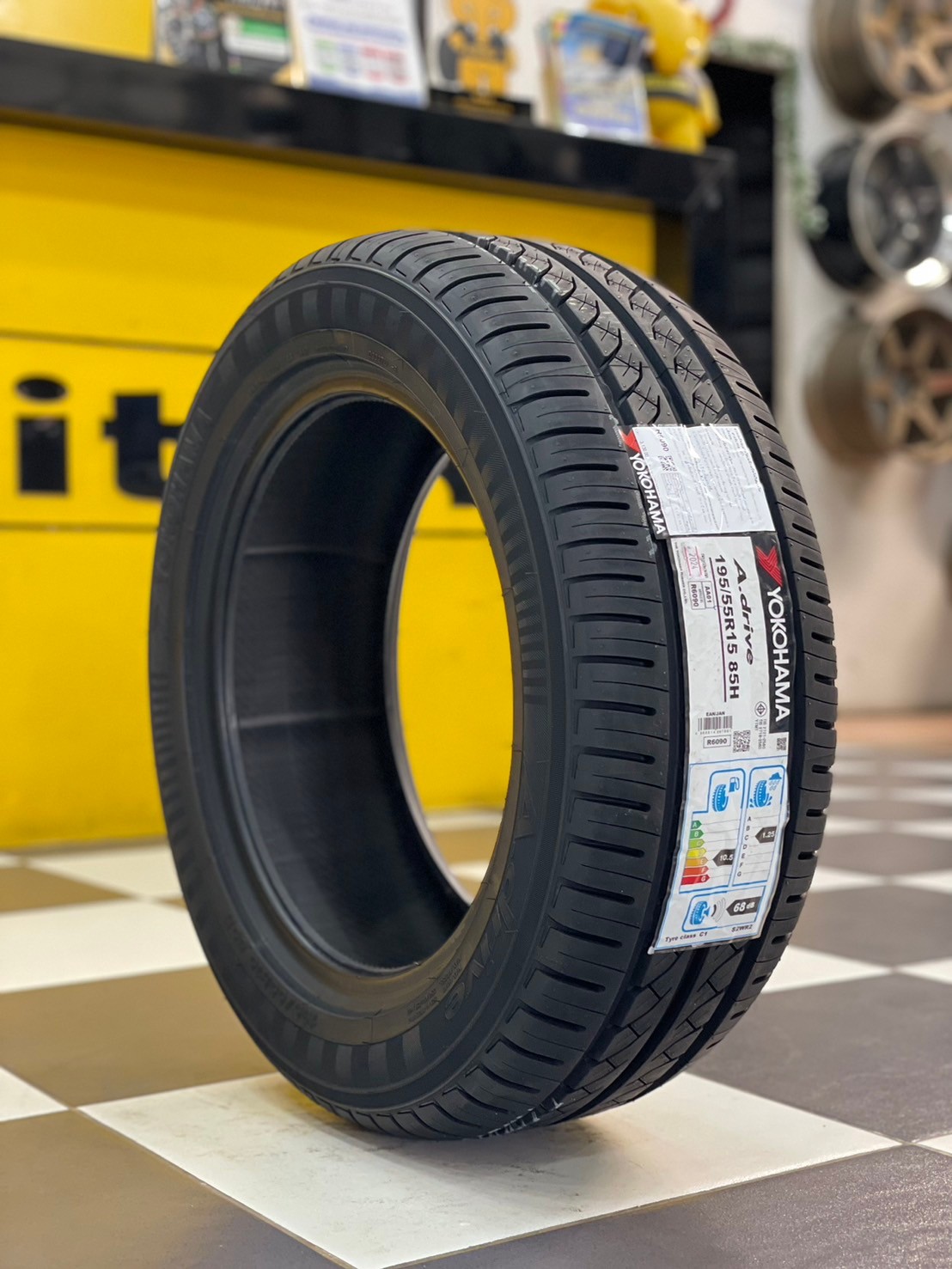 ยางใหม่โยโกฮาม่า YOKOHAMA A.Drive AA01 195/55R15 ยางใหม่ปี2024