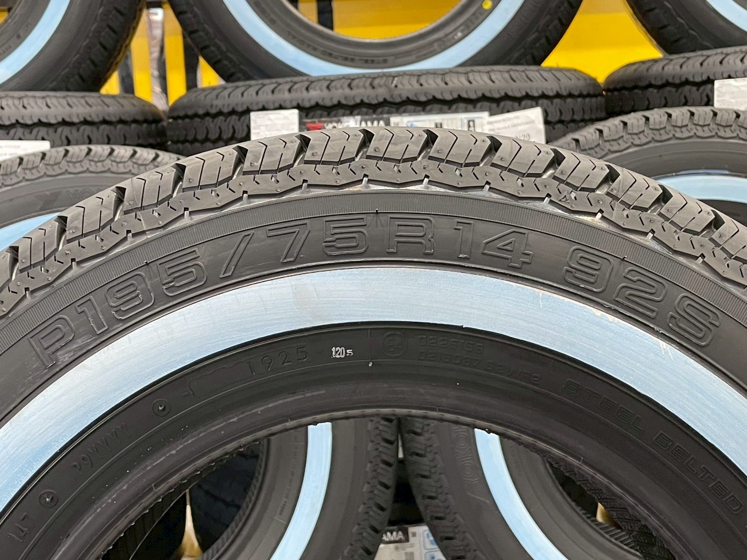 ‼️ #ยางขอบขาวแท้ #YOKOHAMA #Y360 195/75R14 ยางใหม่ปี2025