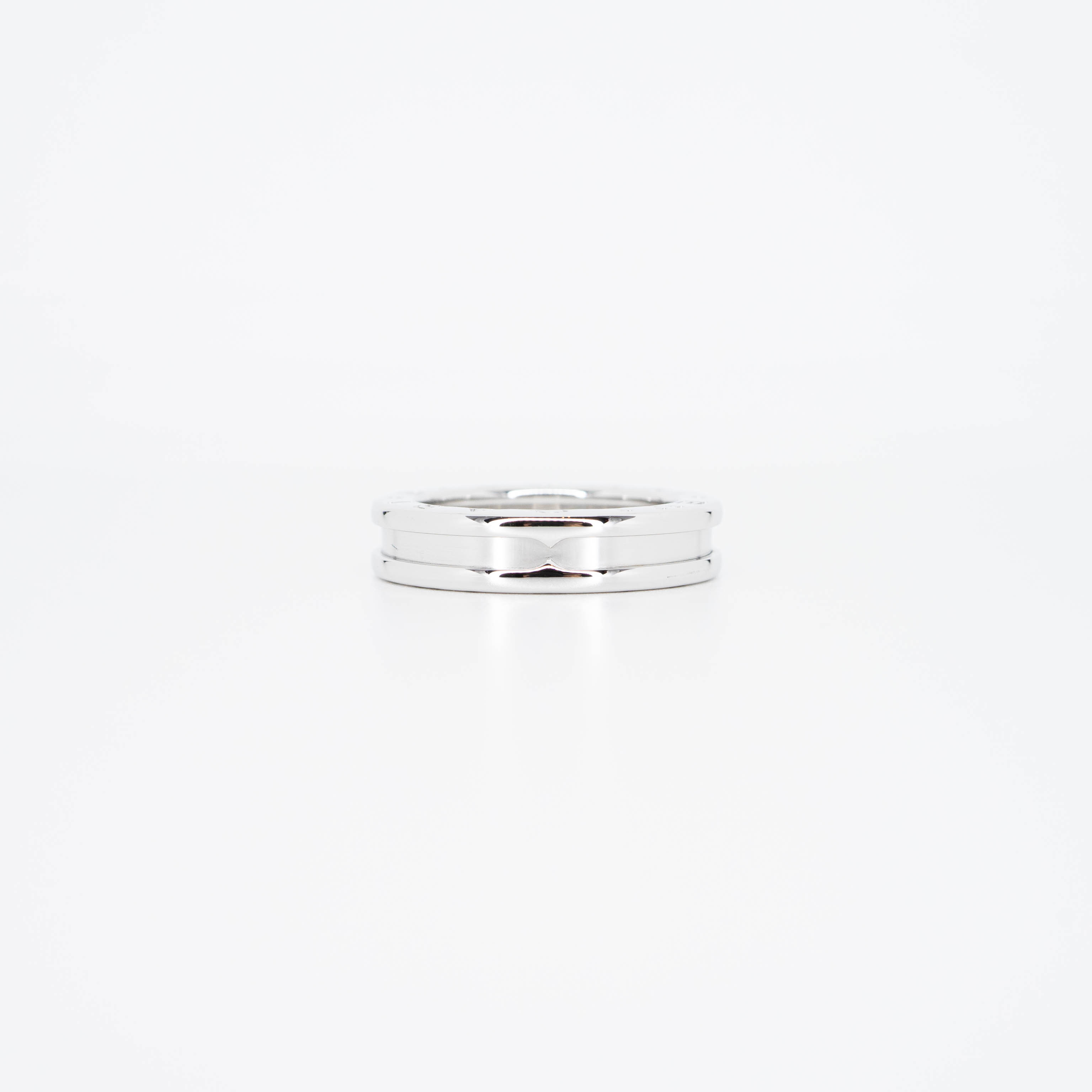 แหวน Bvlgari B.zero1 1band ทองขาว18K ไซส์ 50# (Used)