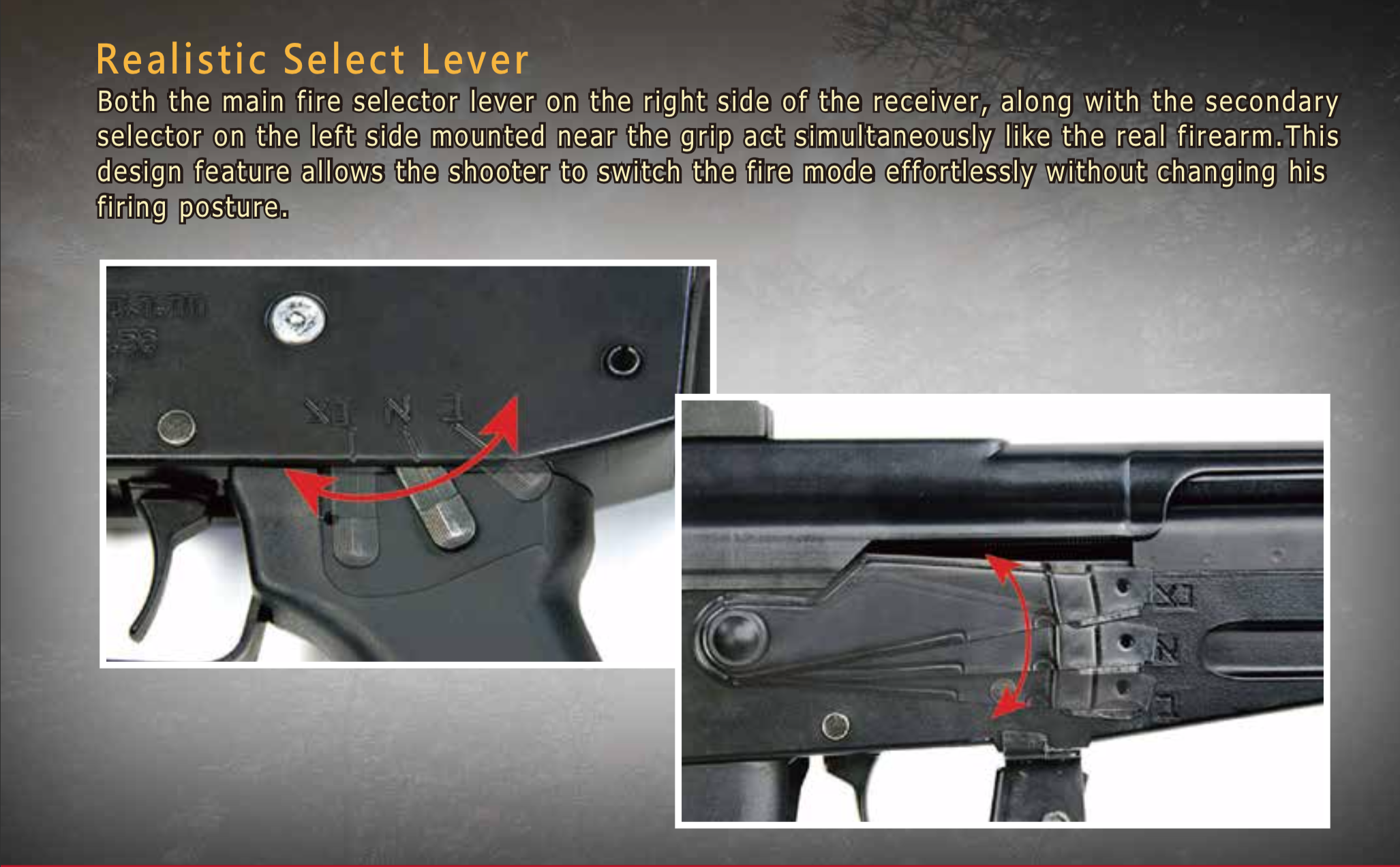 ICS-91 TOD ARM FOLDING STOCK